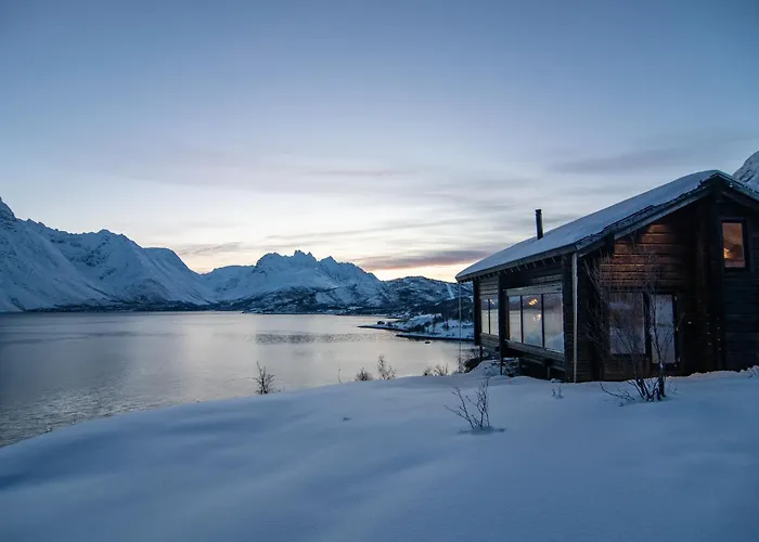 Sommarbukt Tind - Luxury Fjord Lodge Near Tromso Vakantiehuis Tromsø