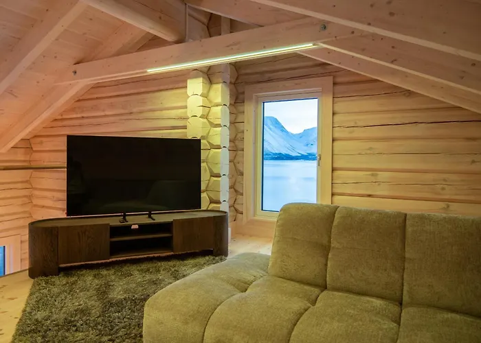 Vakantiehuis Sommarbukt Tind - Luxury Fjord Lodge Near Tromso Tromsø